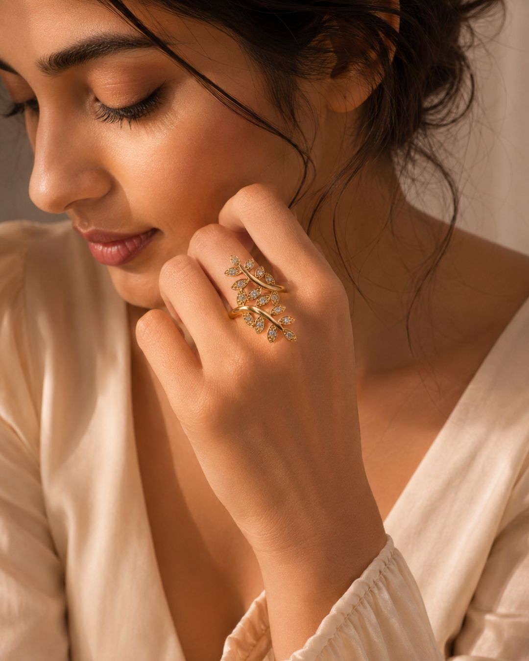 Lime Adjustable Ring