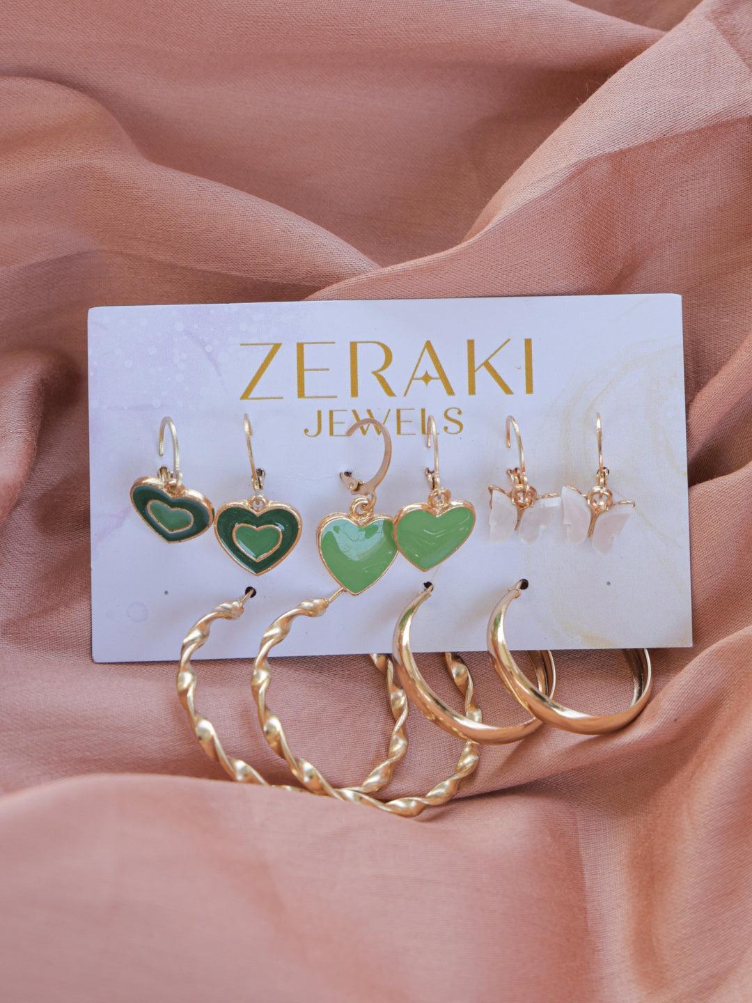 Luxe Adornments Earrings Combo - Zerakijewels