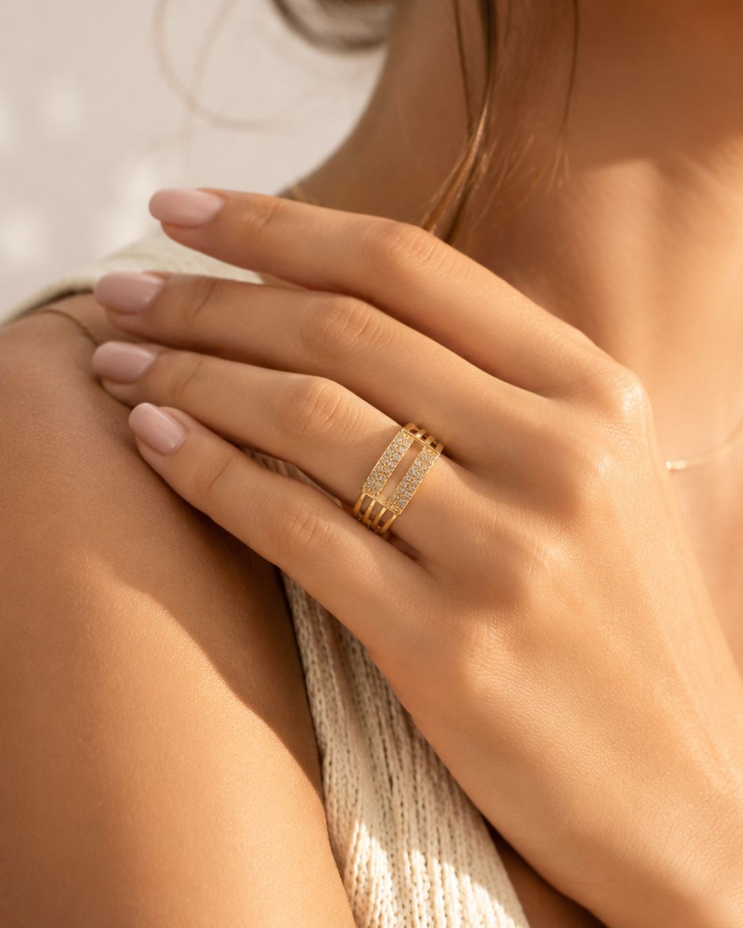 Soft Shine Adjustable Ring