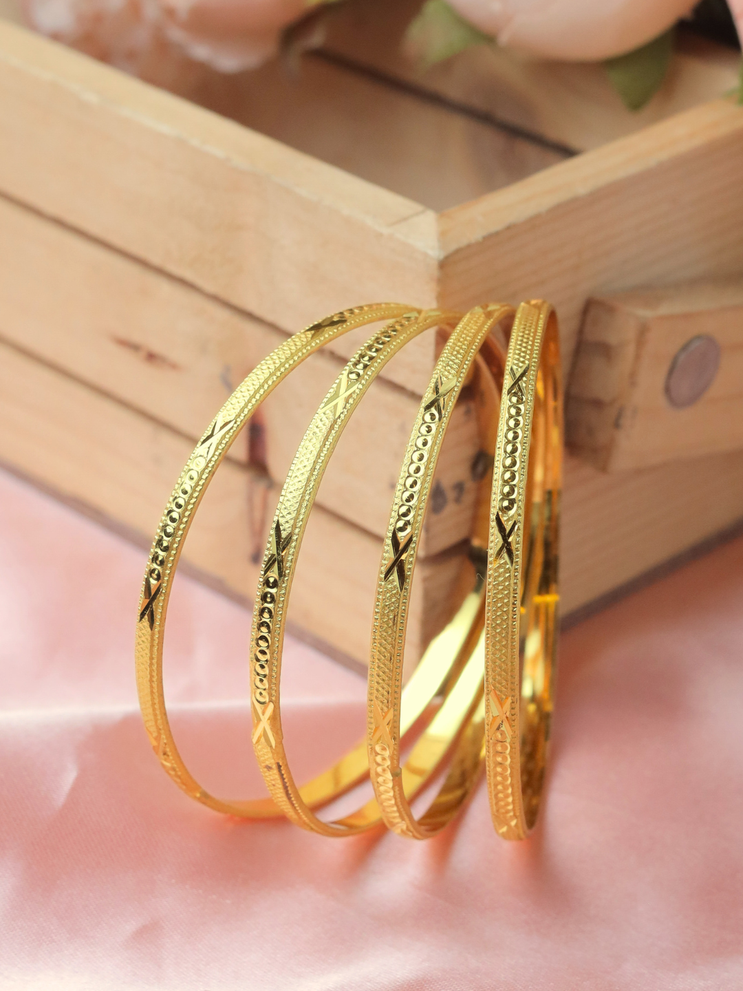 Varsha Bangle.   (Set of 4)