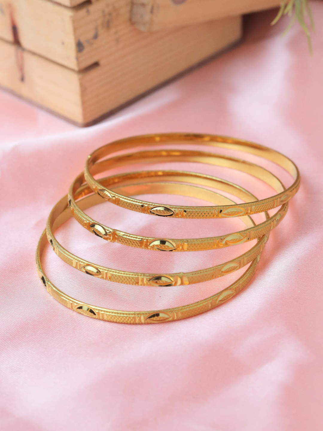 Gauri Bangle.   (Set of 4)