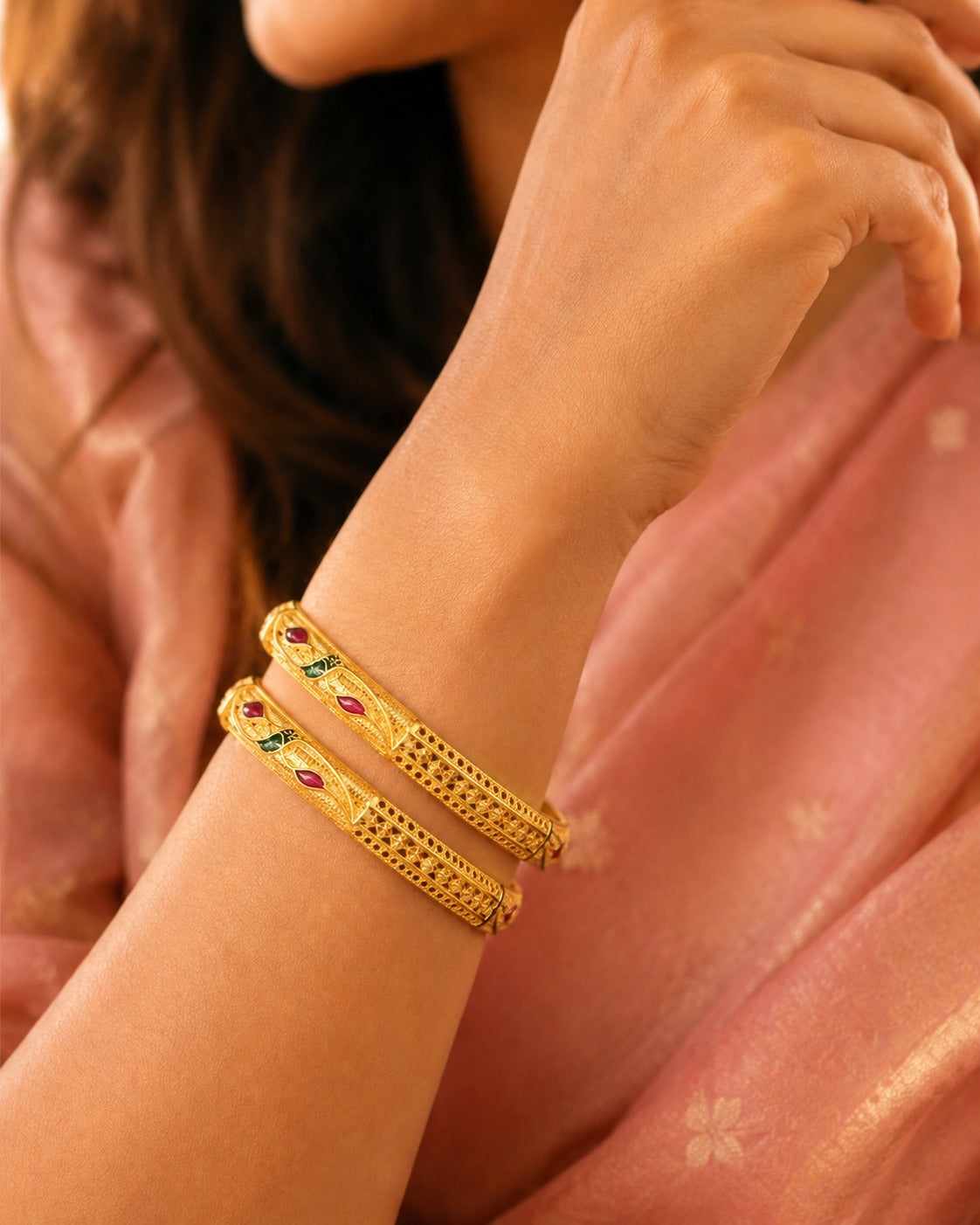 Maitri Bangle.  (Set of 2)