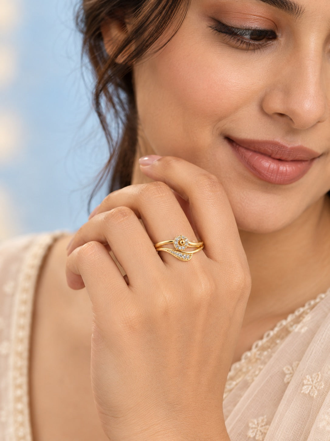 Amina Adjustable Ring