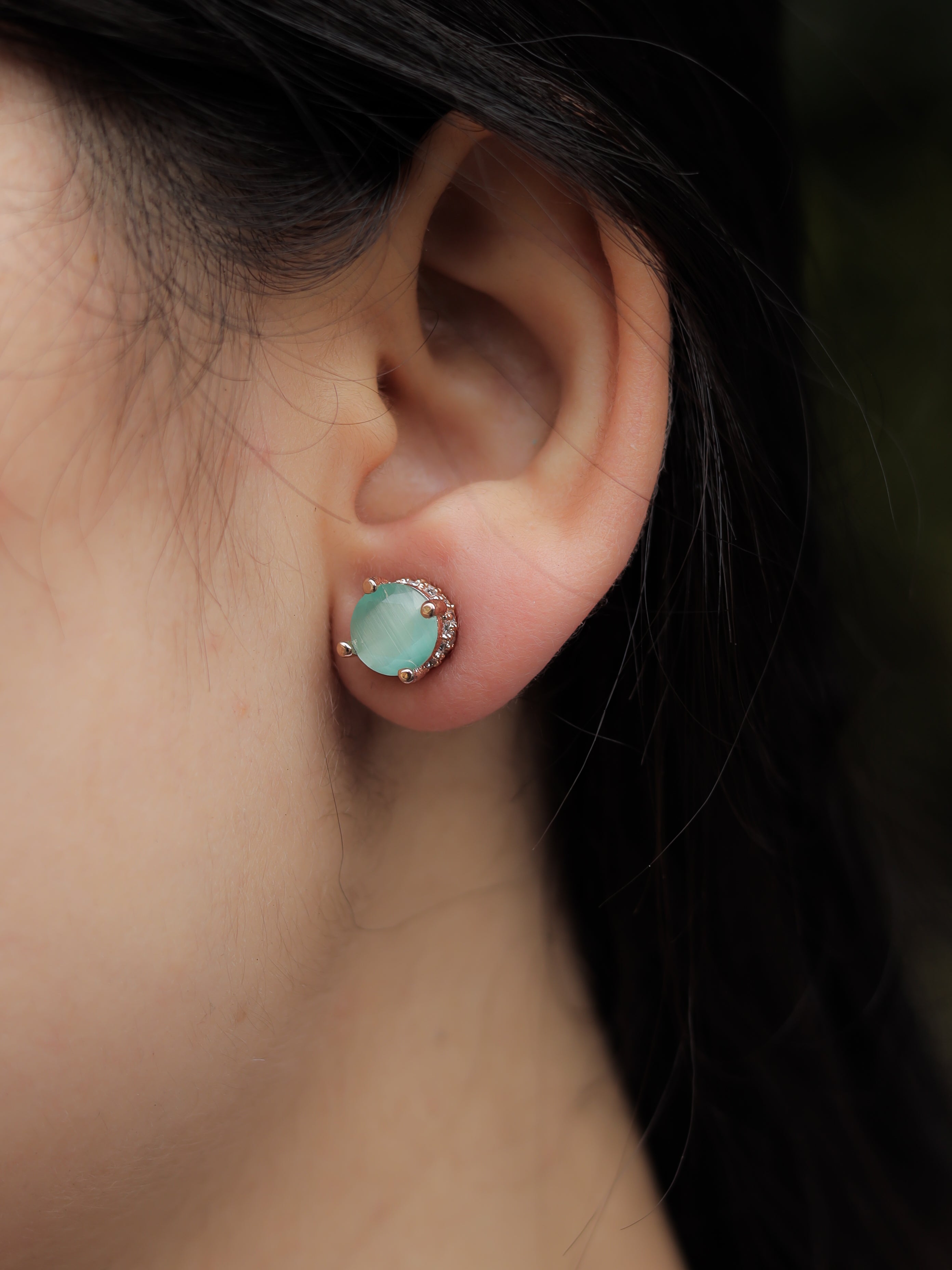 Miniature Stone Studs - Zerakijewels