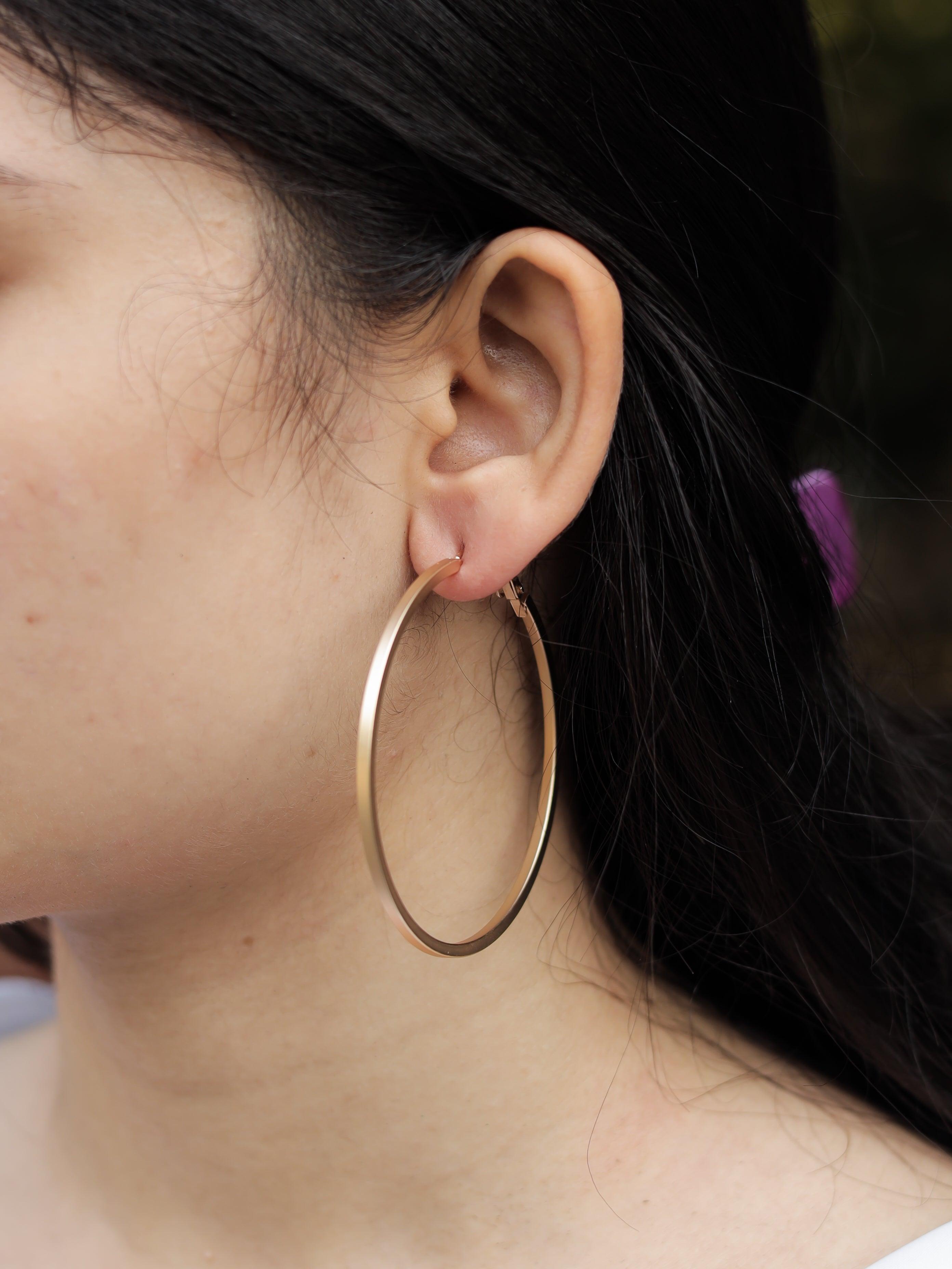 Hoop Dangle Earrings - Zeraki Jewels 
