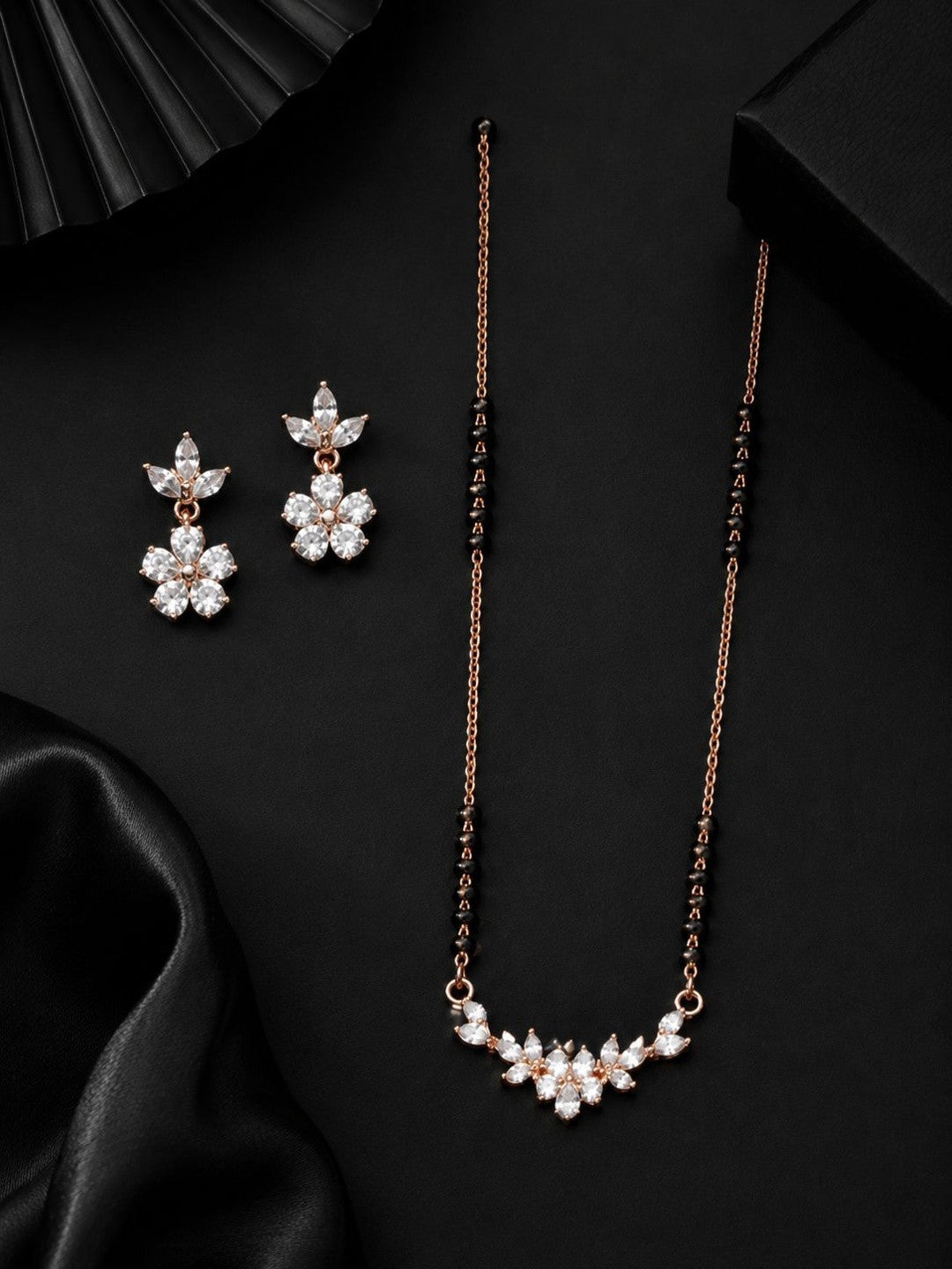 Mahira Mangalsutra With Earrings