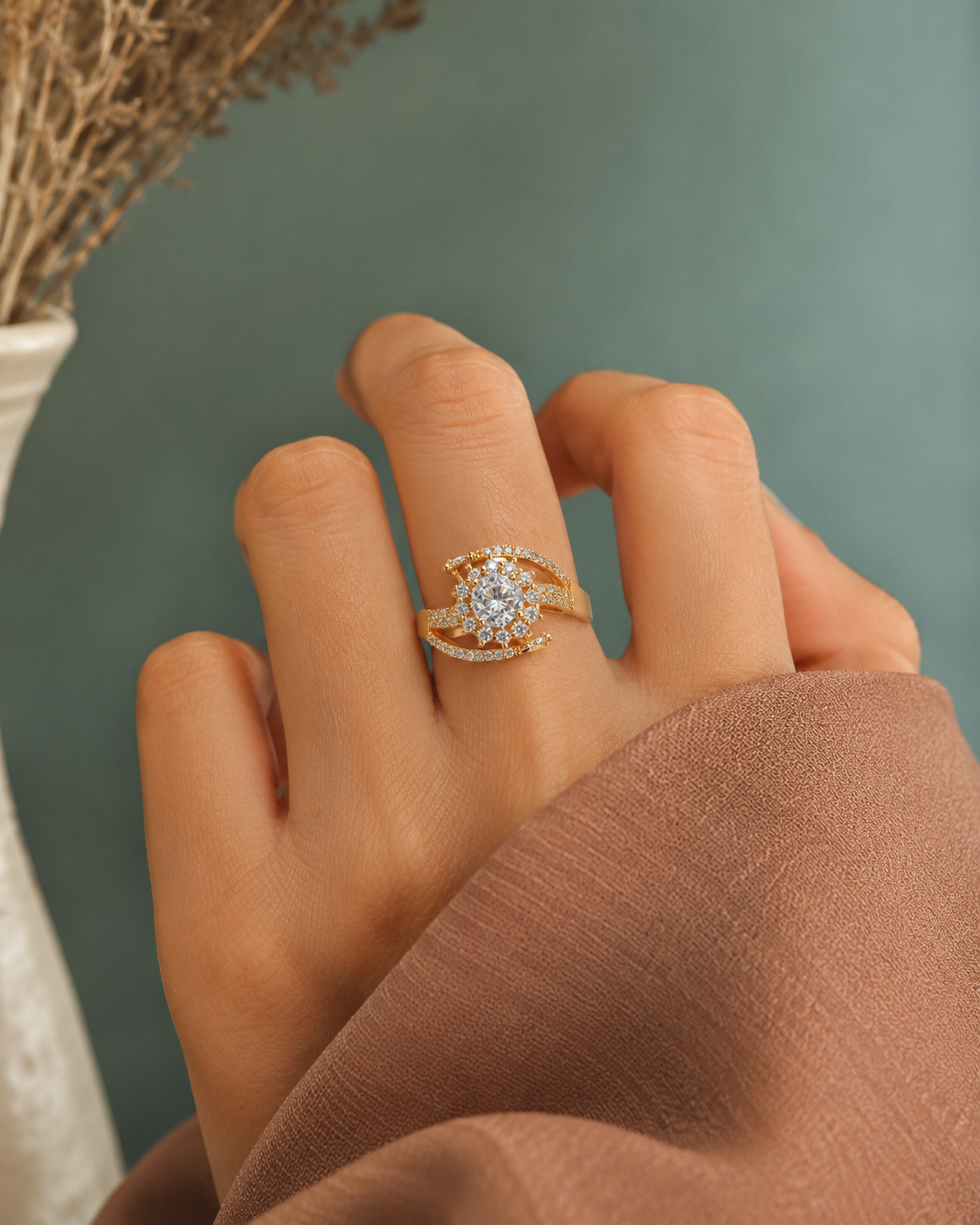 Cherry Adjustable Ring