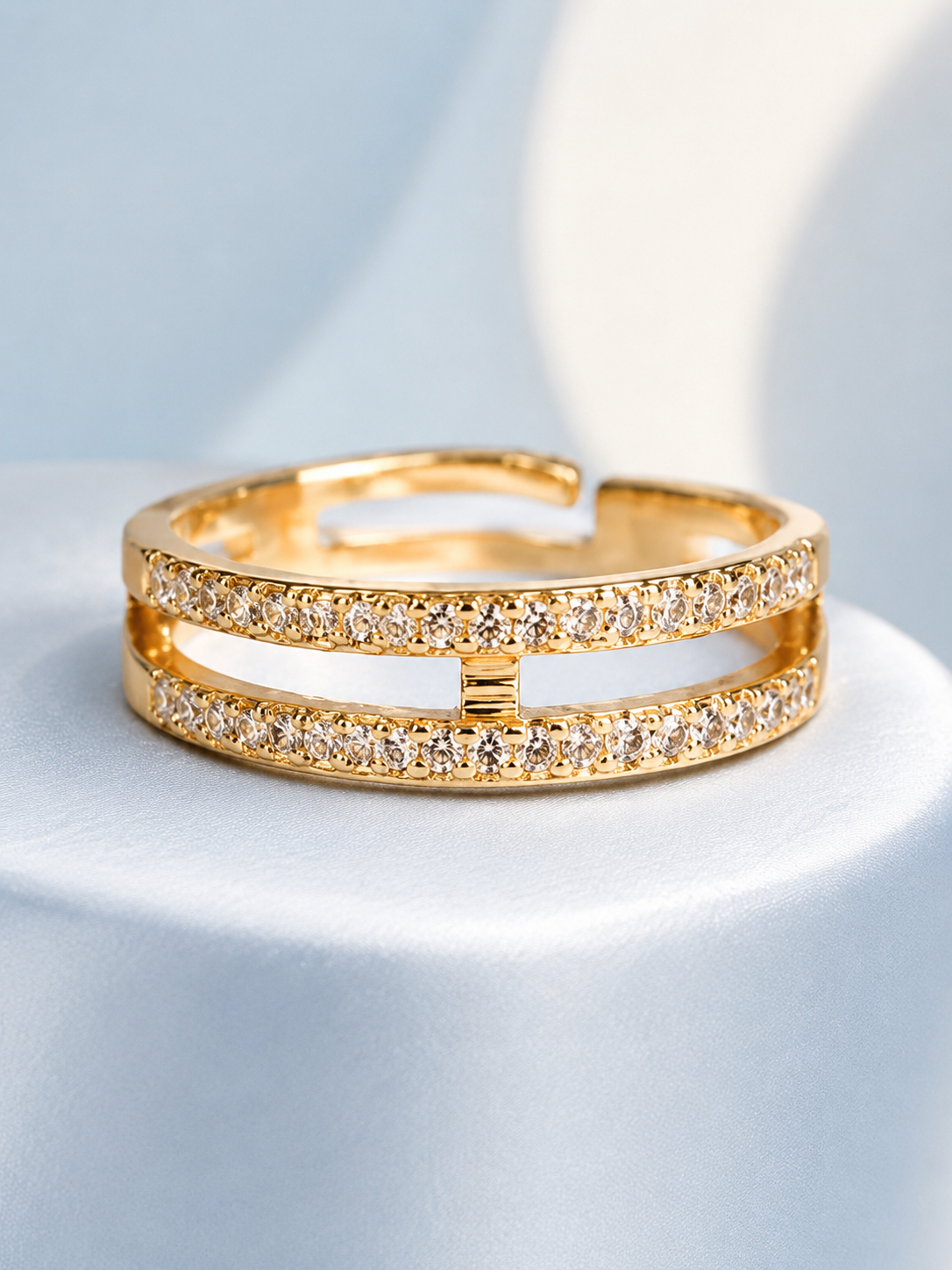 Frostvine Adjustable Ring