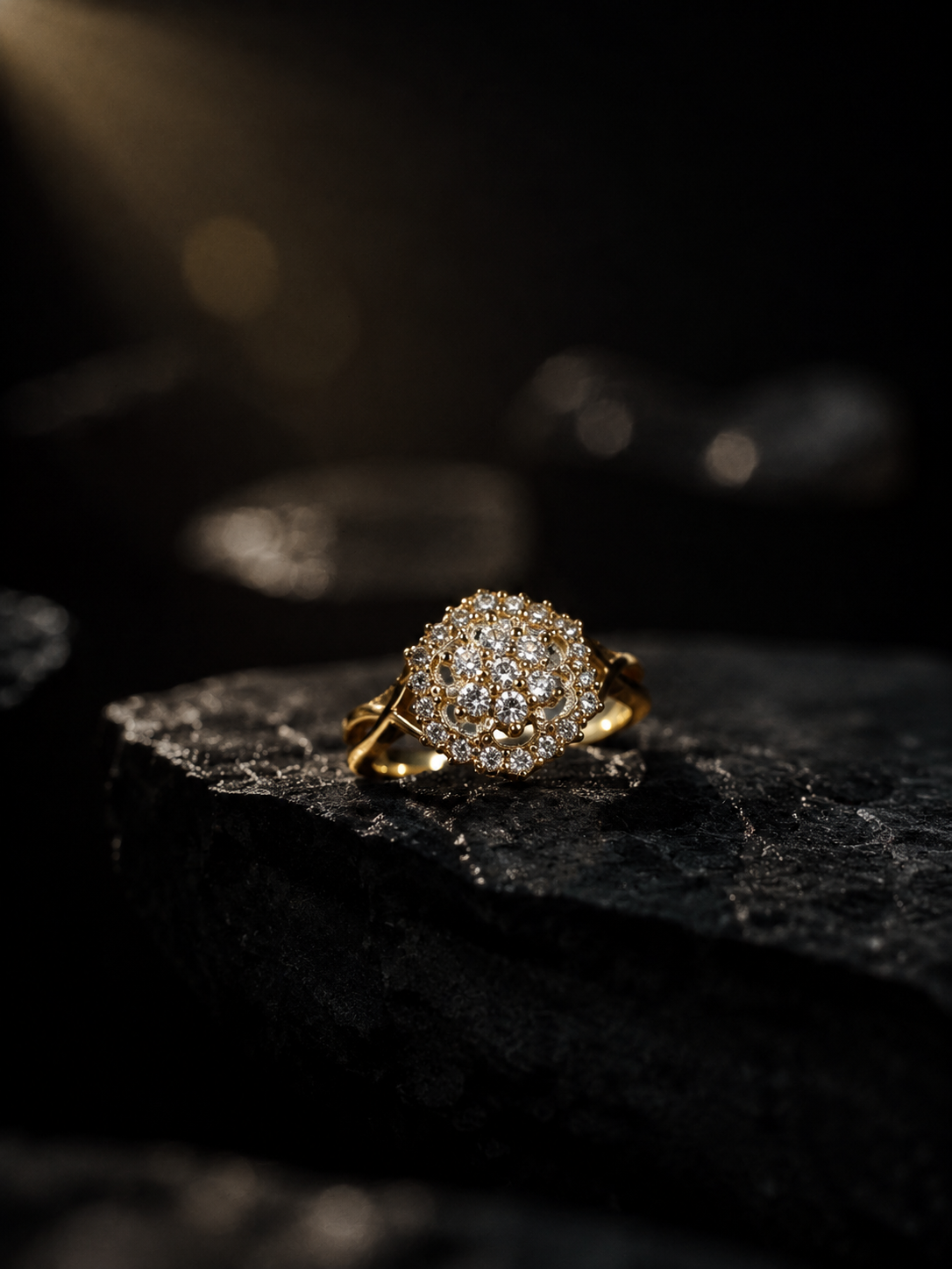 solitaire Adjustable Ring