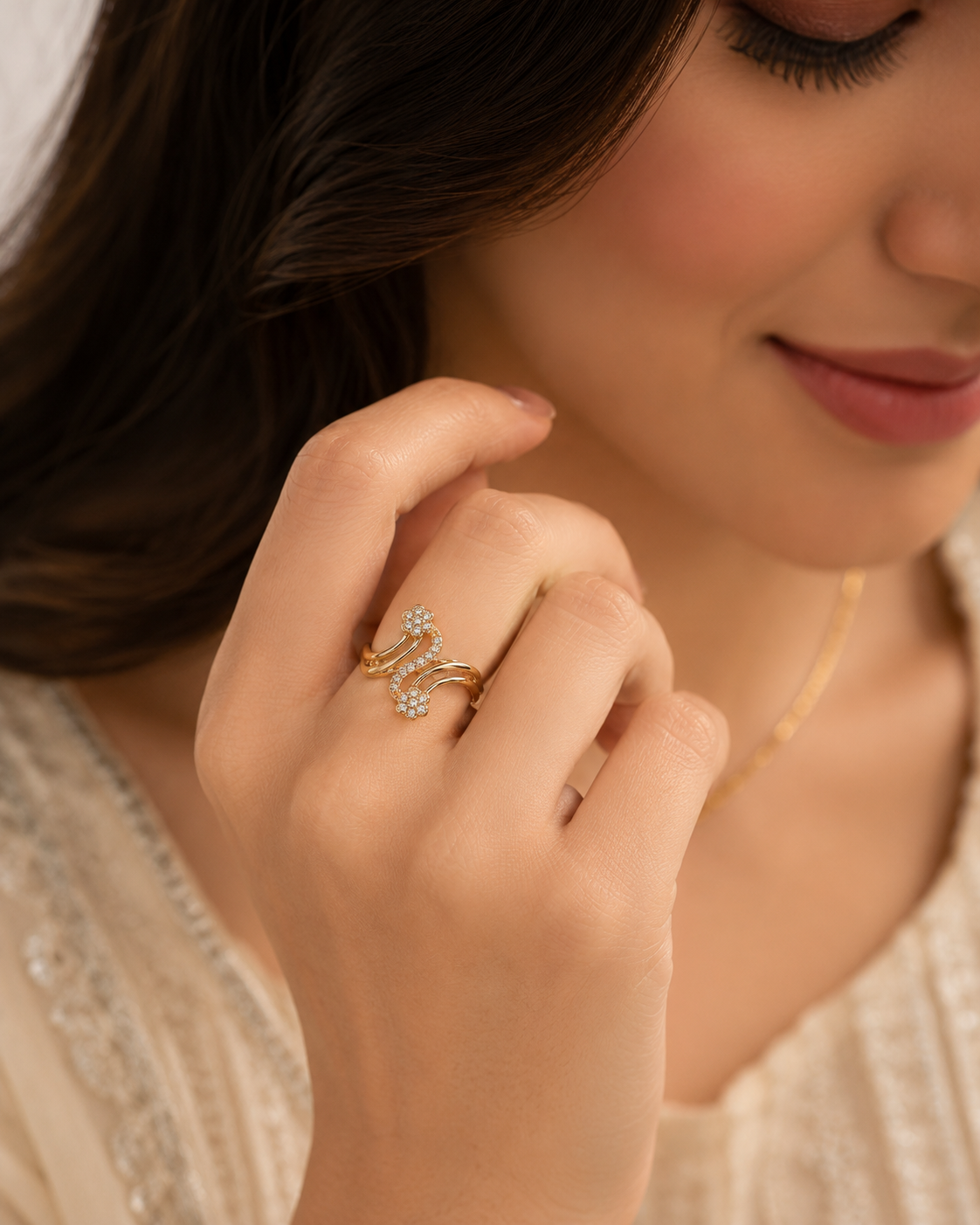 Linear Adjustable Ring