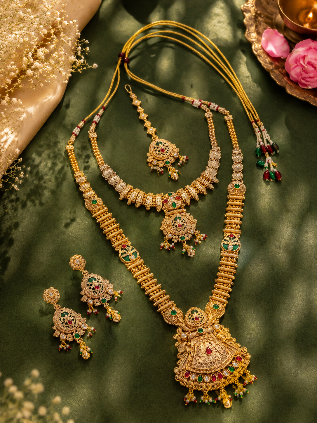 Aabha Necklace Set