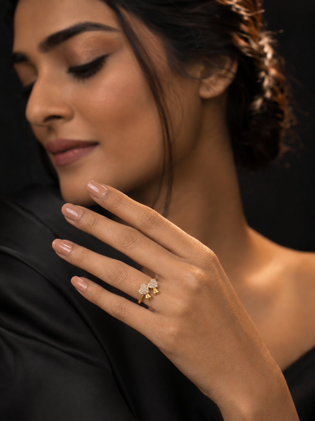 Gems Adjustable Ring