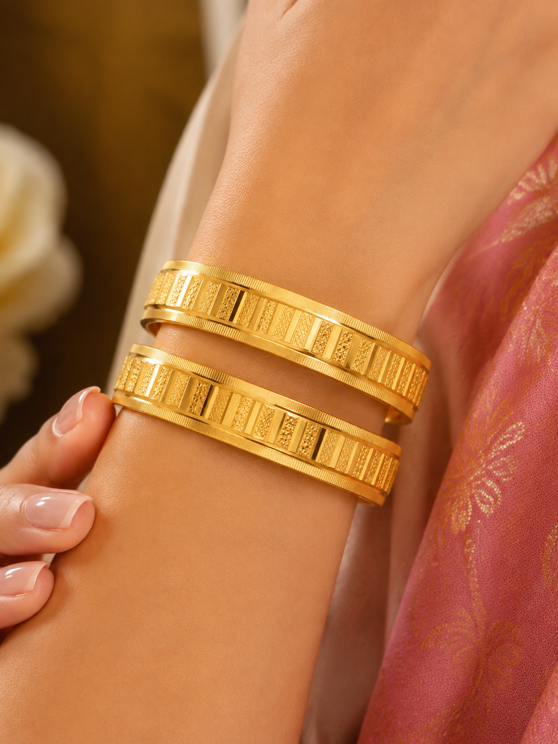 Padma Bangle (Set of 2)
