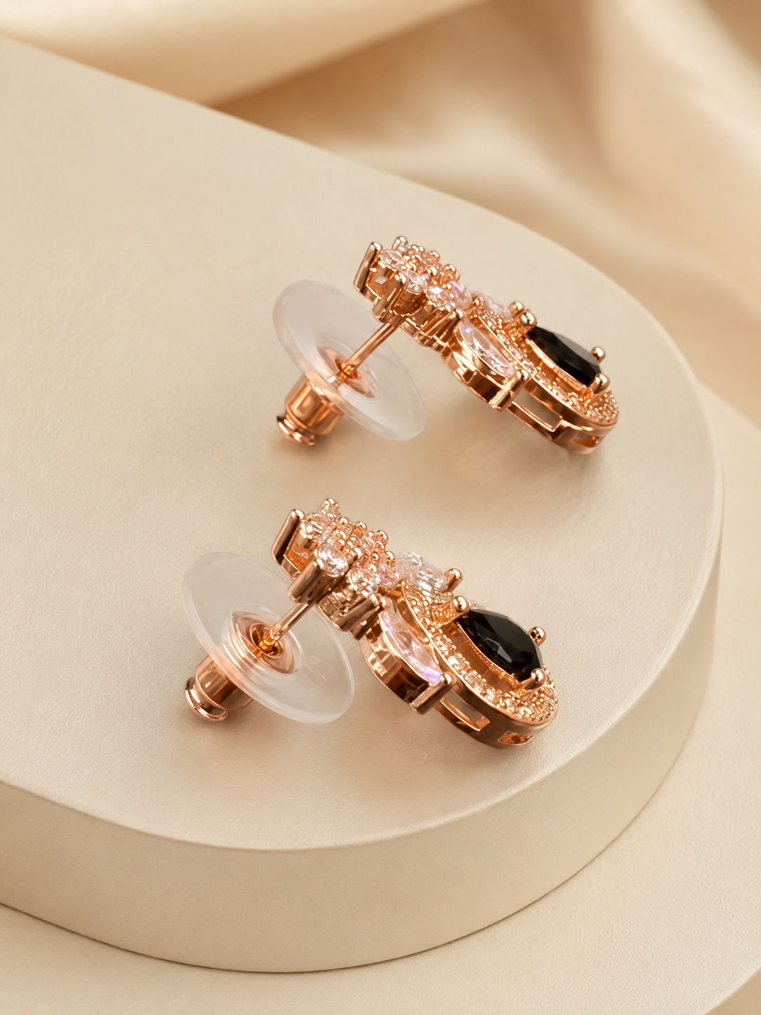 Aanya Black Earrings