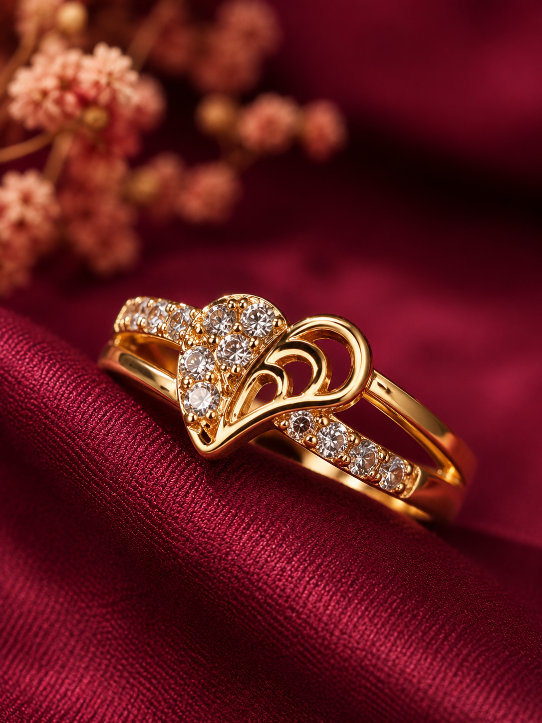 Ruby Eclipse Adjustable Ring