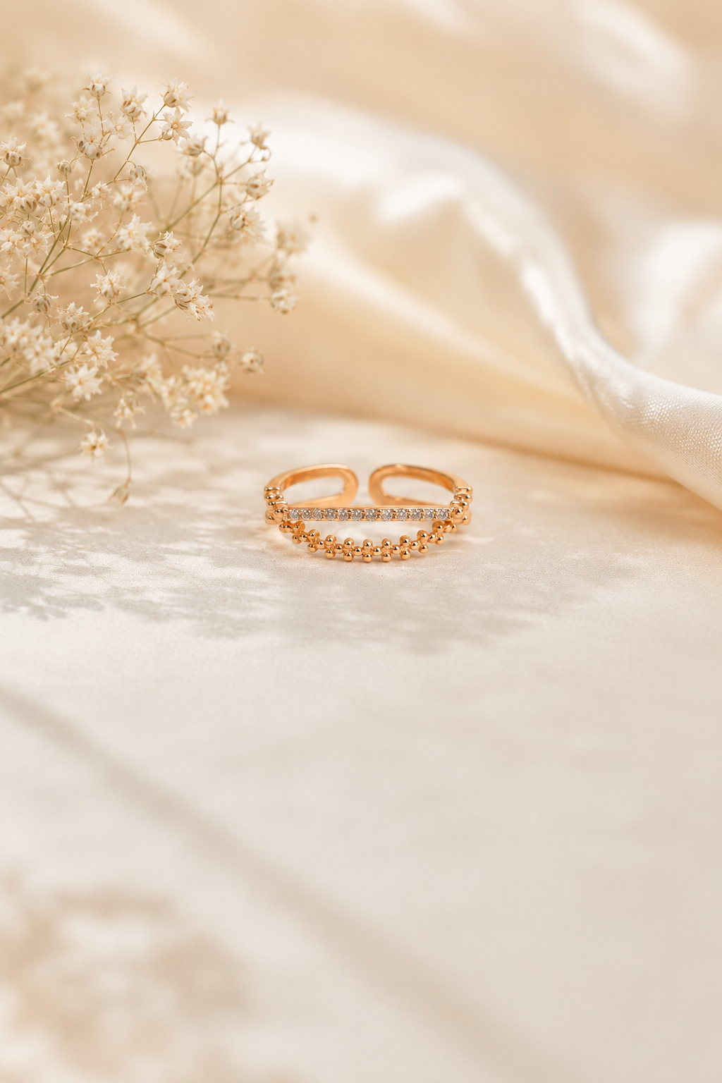Aster Adjustable Ring