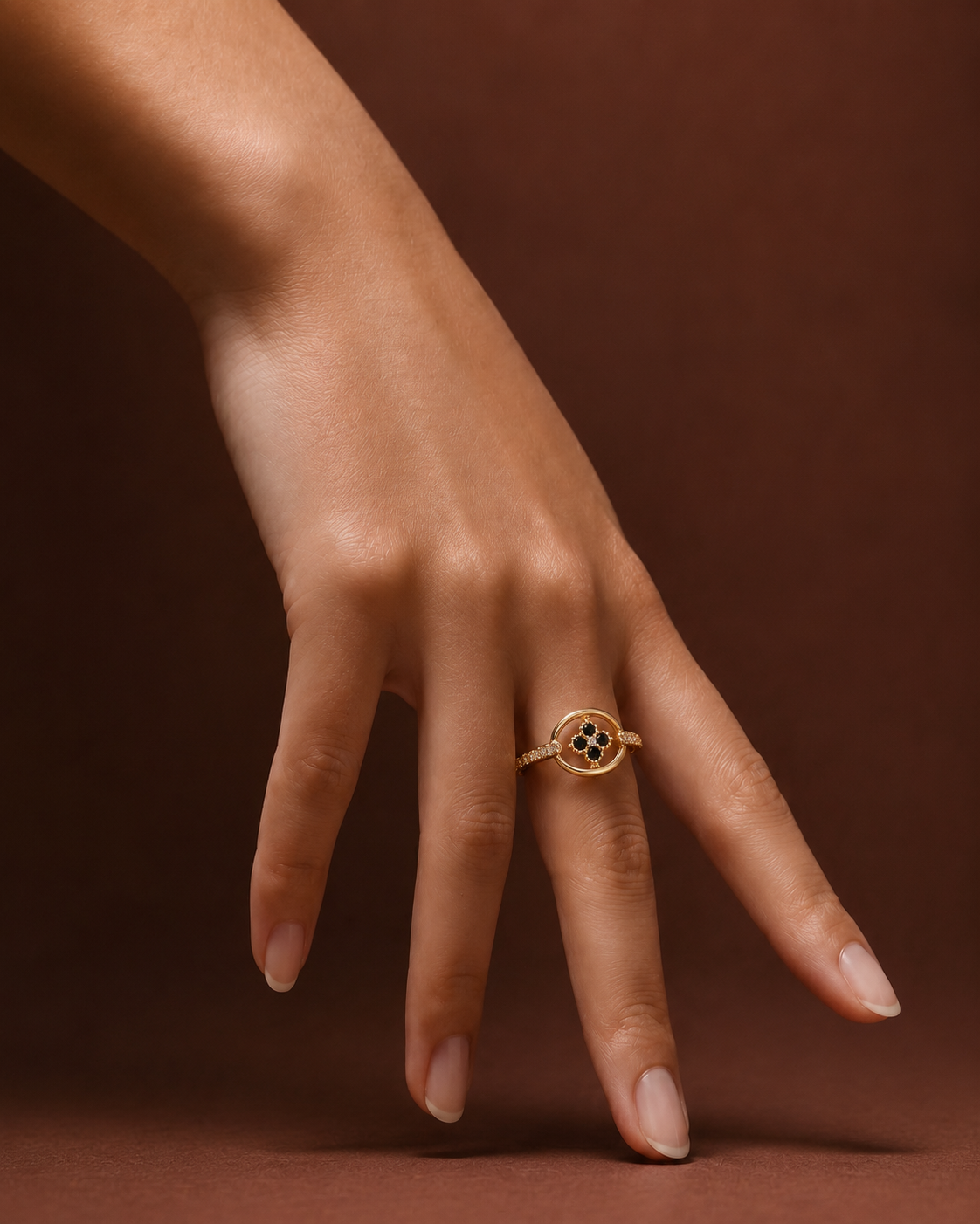 Saffron Adjustable Ring