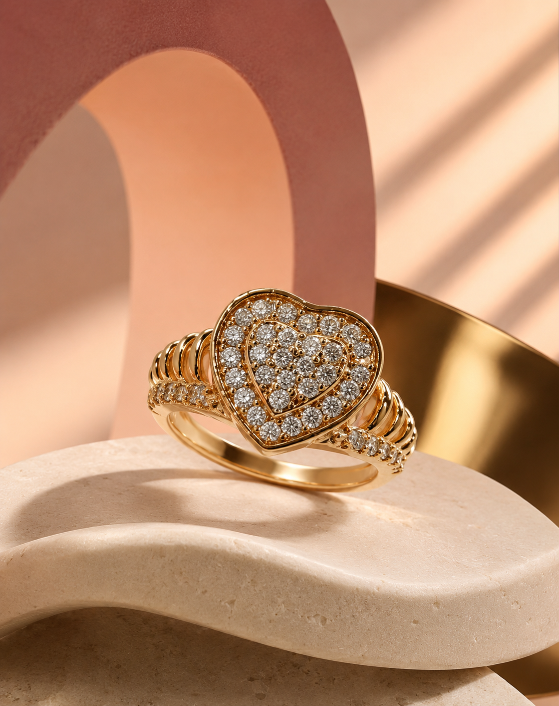 Wavy Adjustable Ring
