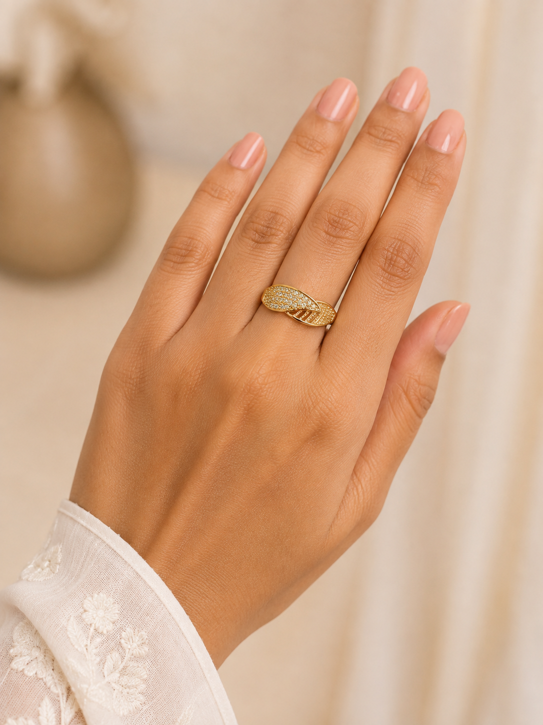 Starfall Adjustable Ring