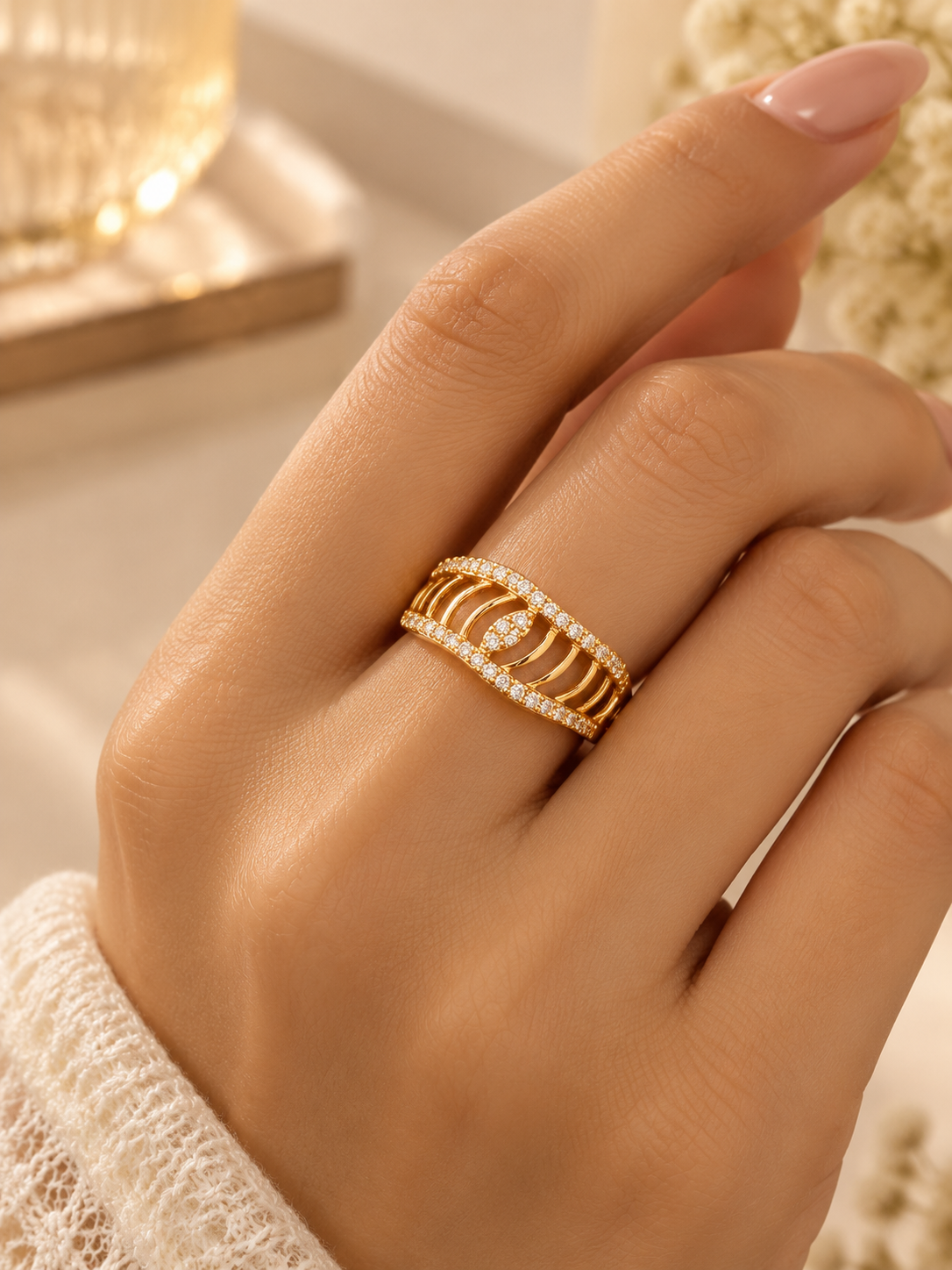 Vireya Adjustable Ring