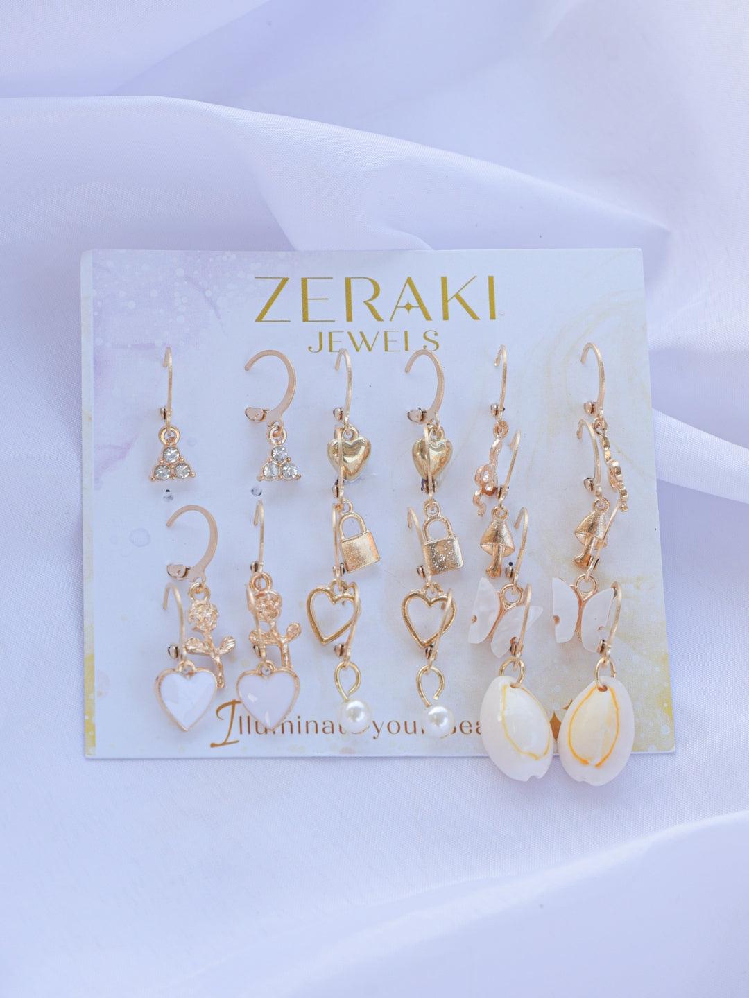 Timeless twilight earrings combo - Zeraki Jewels 