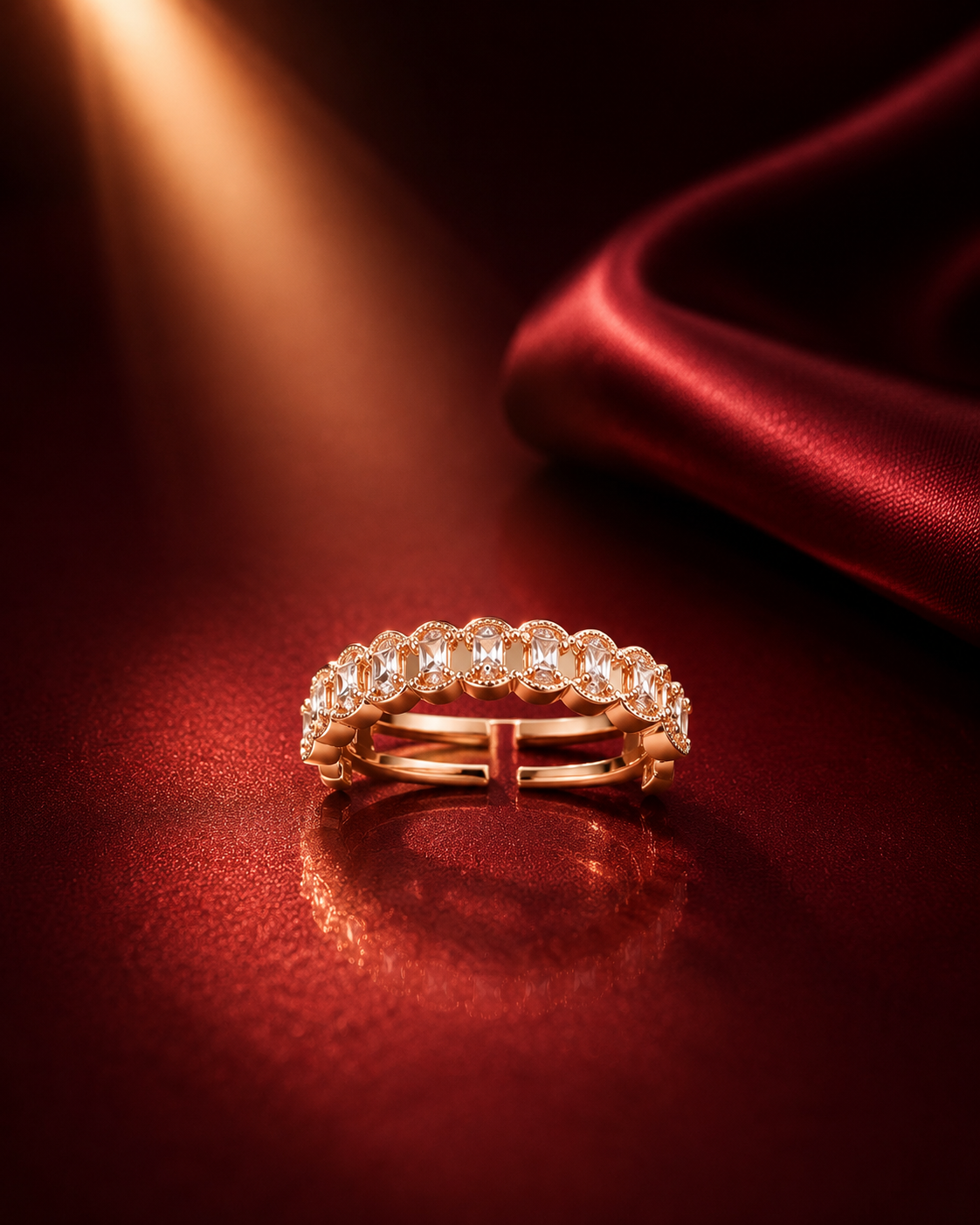 Open Band Adjustable Ring