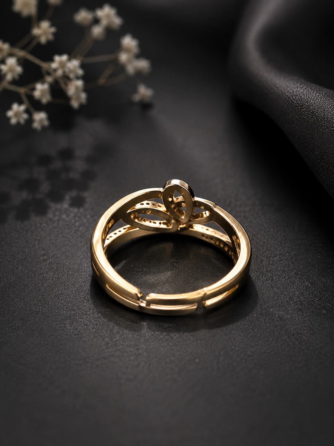 Rose Glow Adjustable Ring