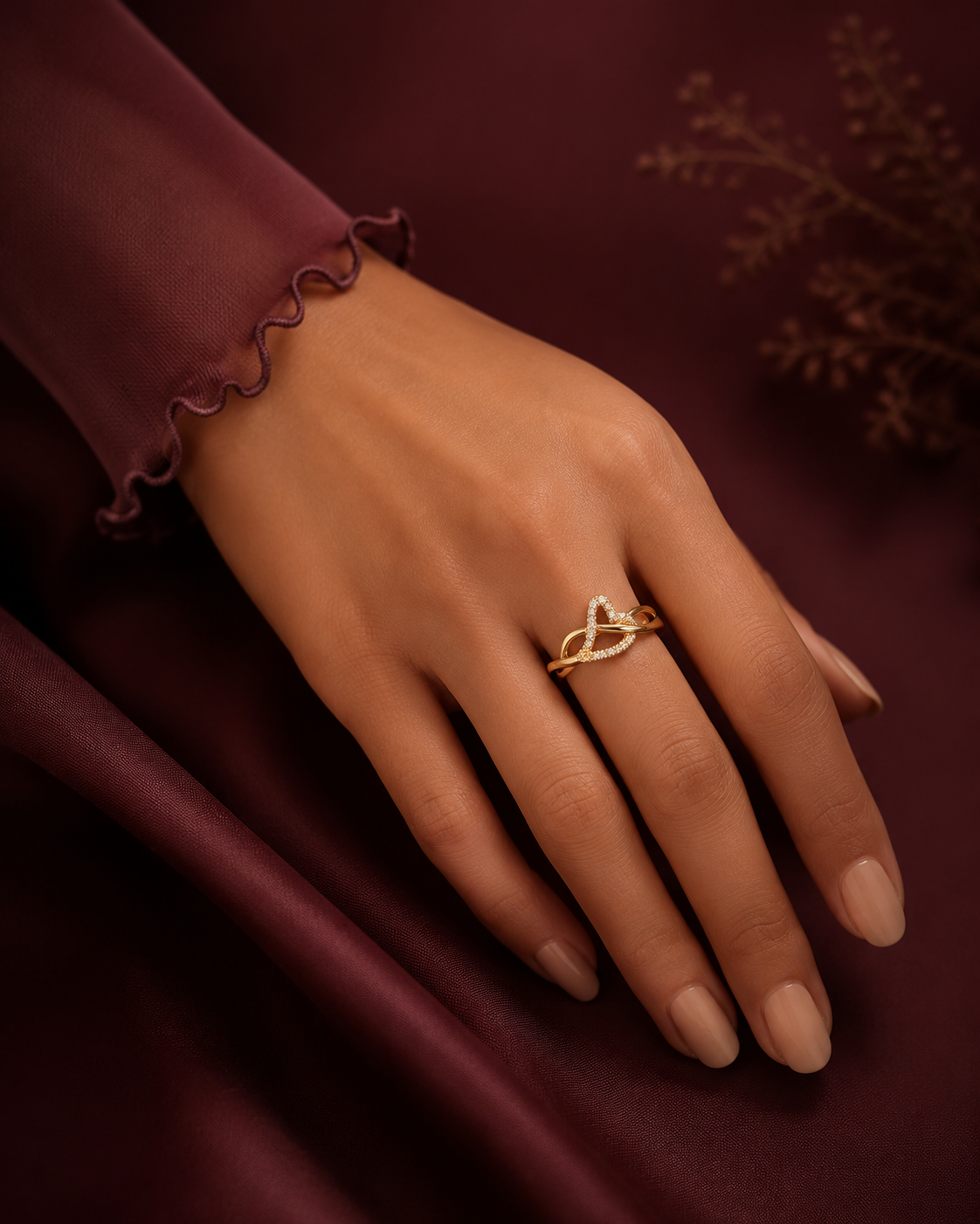 Paisley Adjustable Ring
