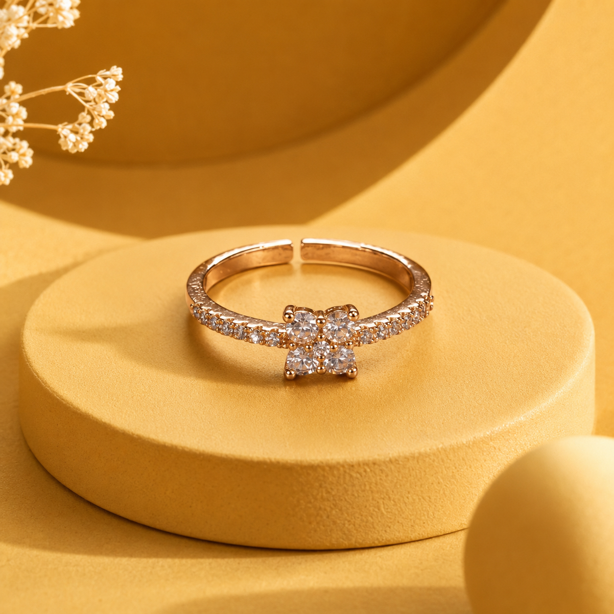 Butterfly Adjustable Ring
