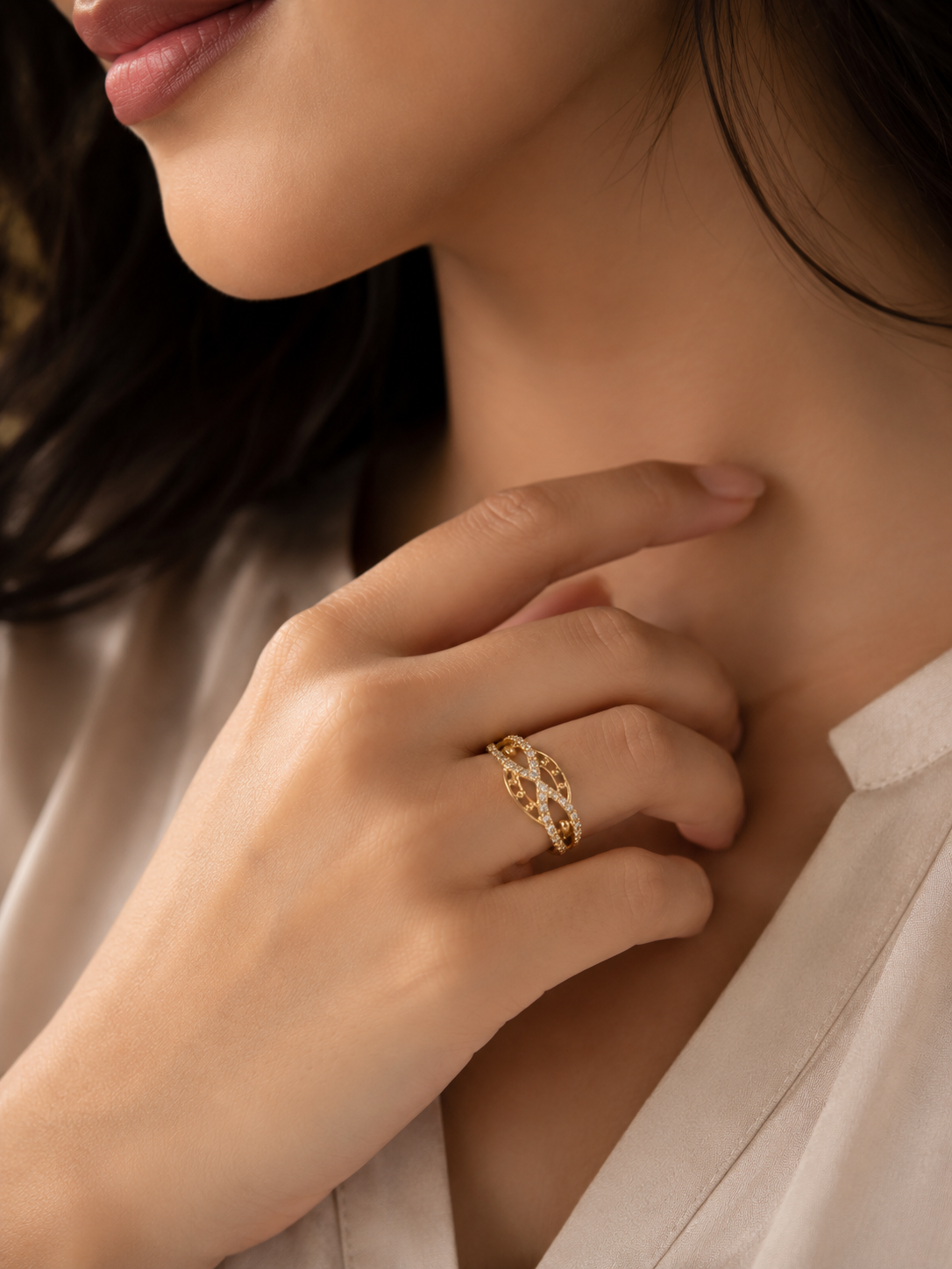 Jasmy Adjustable Ring