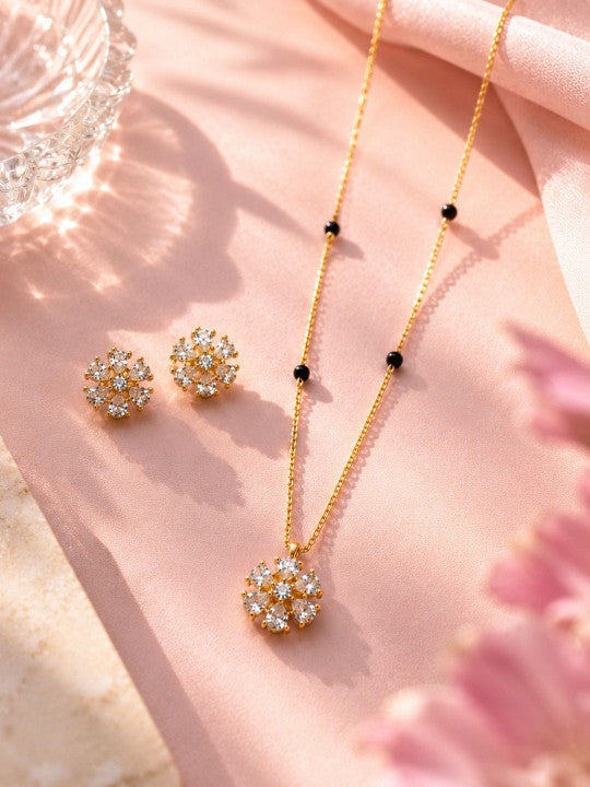 Tanvi Mangalsutra With Earrings