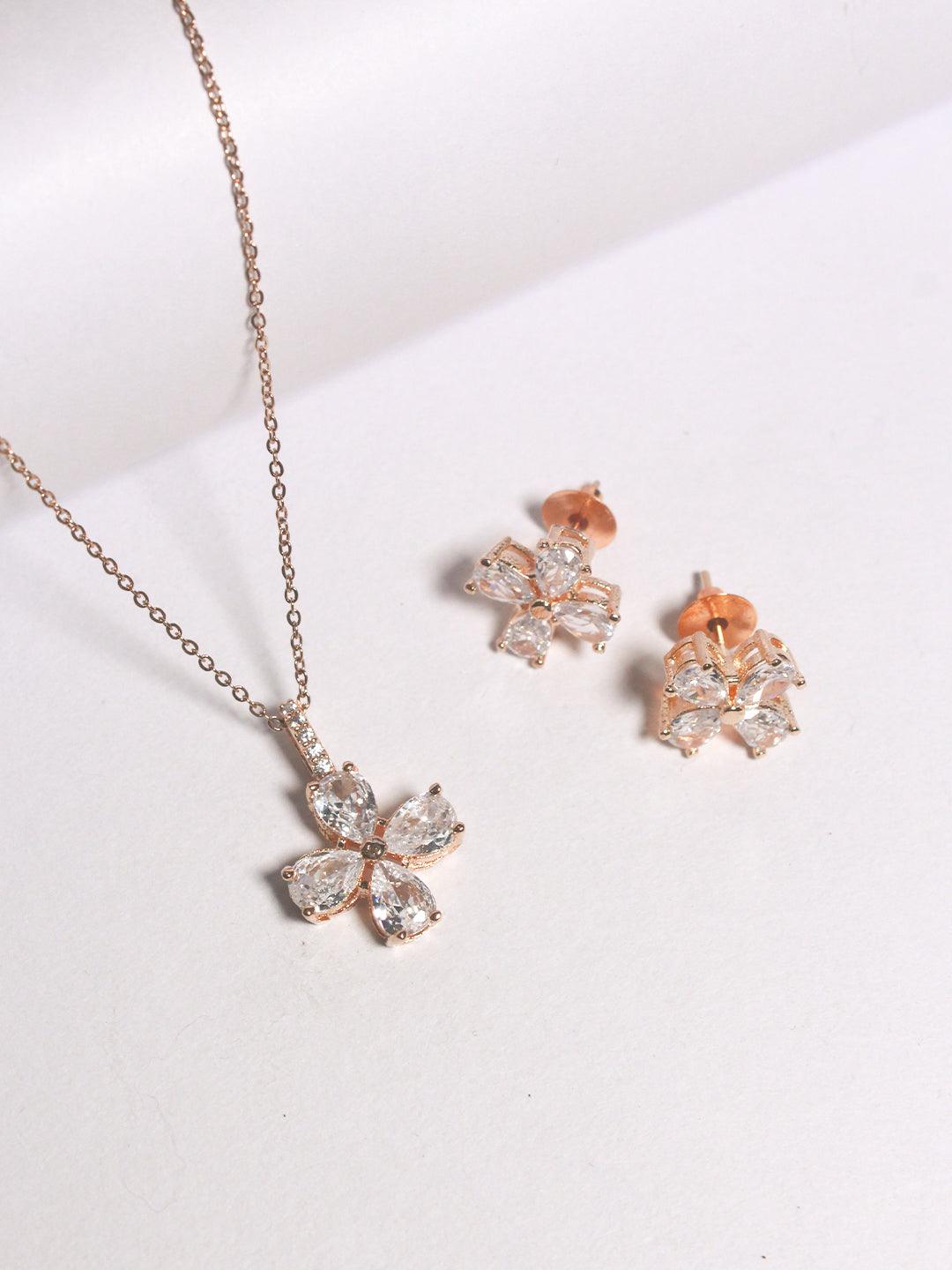 Blossom Pendant Set - Zeraki Jewels 