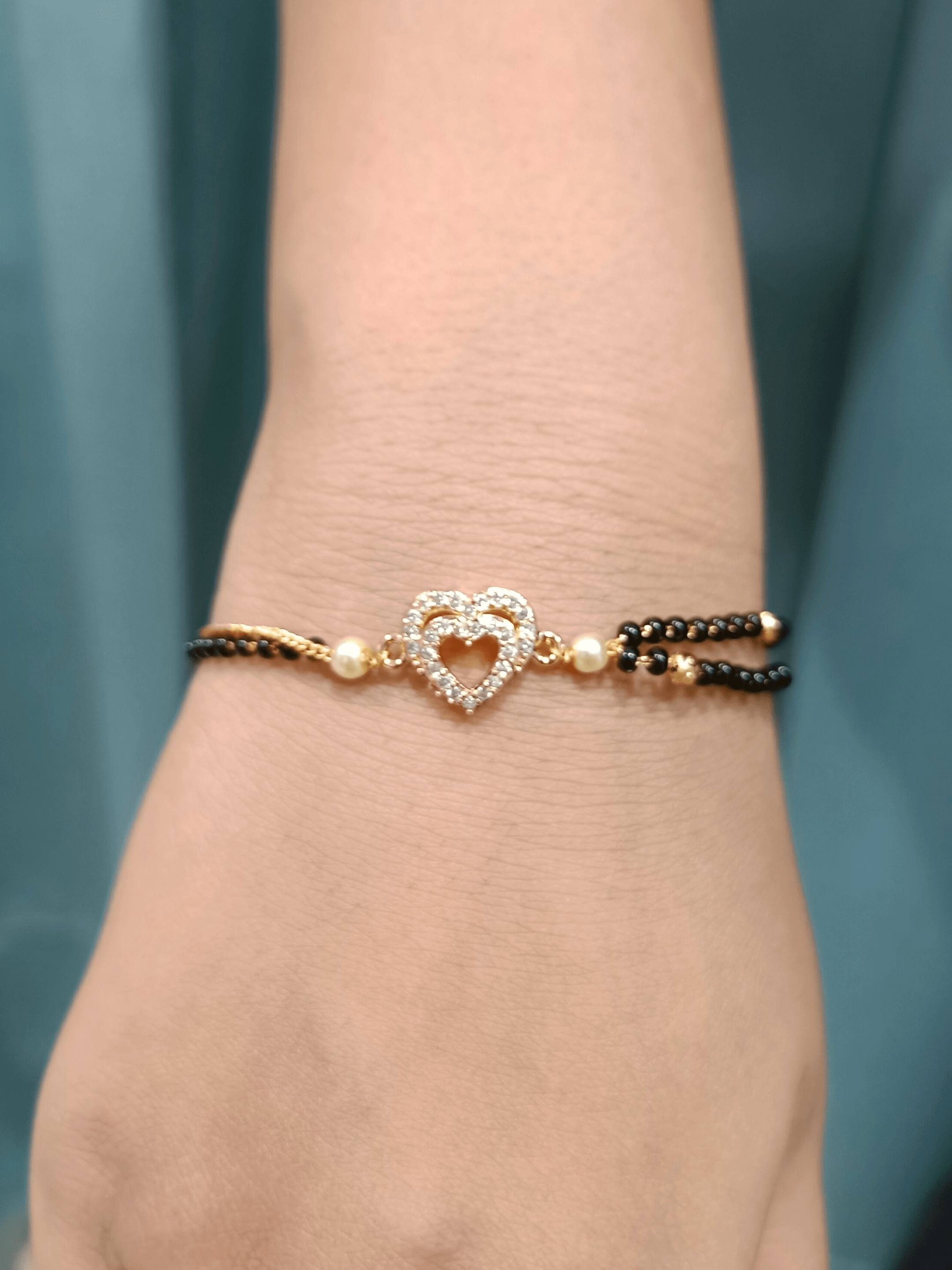 Bella Mangalsutra Bracelet - Zeraki Jewels 