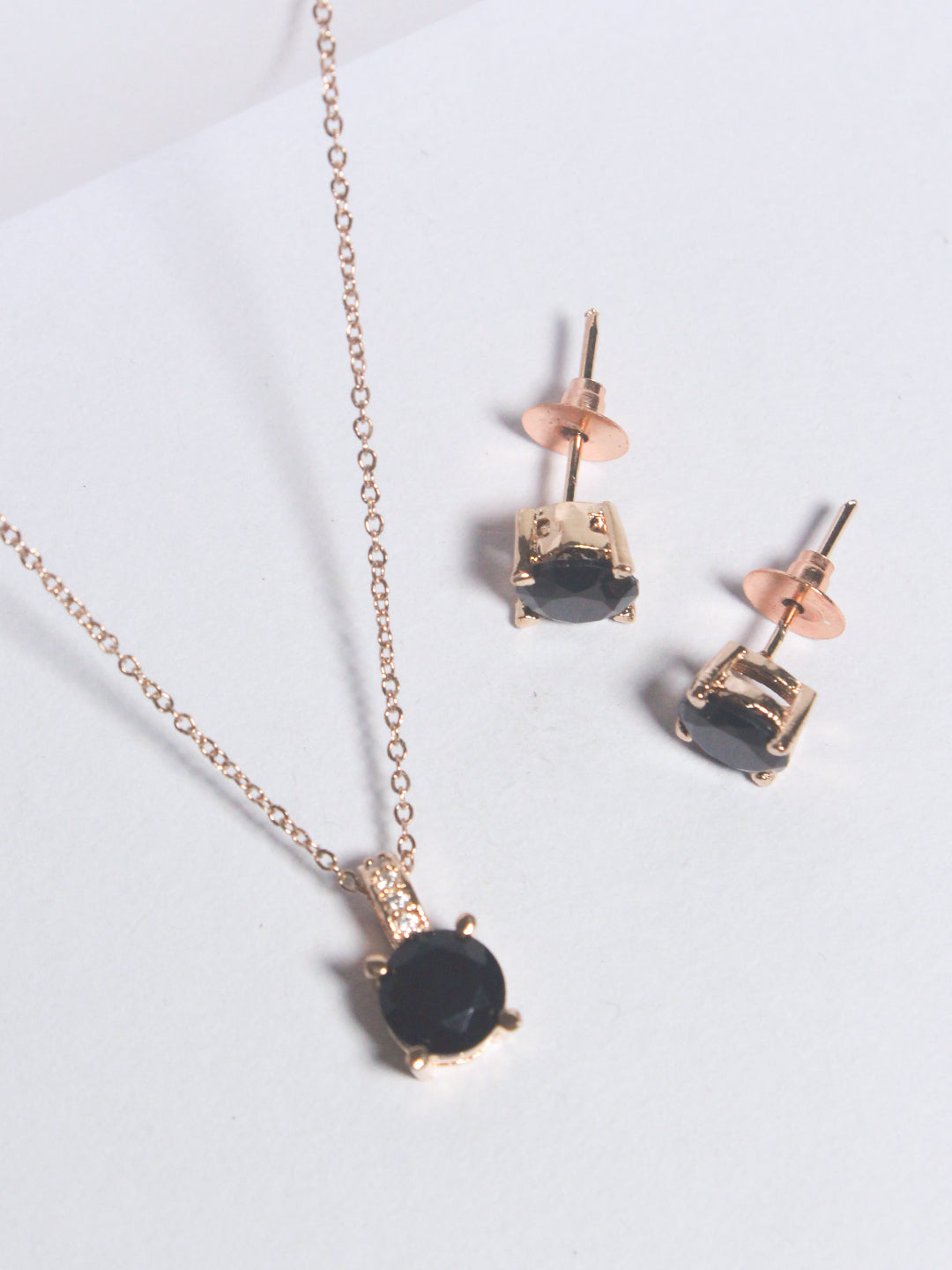Minimalistic Stone Pendant Set - Zerakijewels